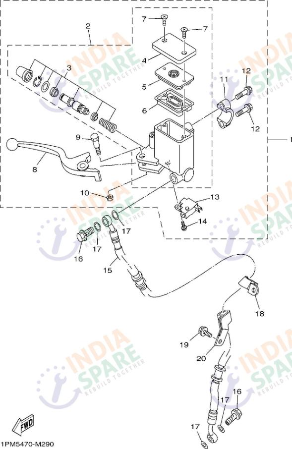 FRONT MASTER CYLINDER